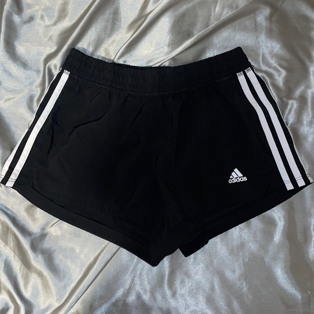 adidas black athletic shorts